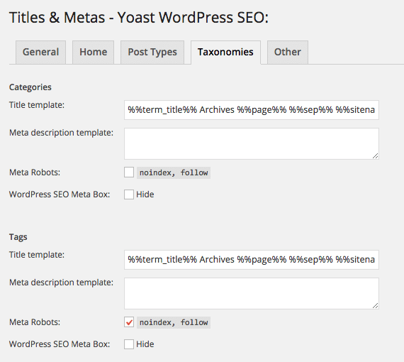 indexing-settings